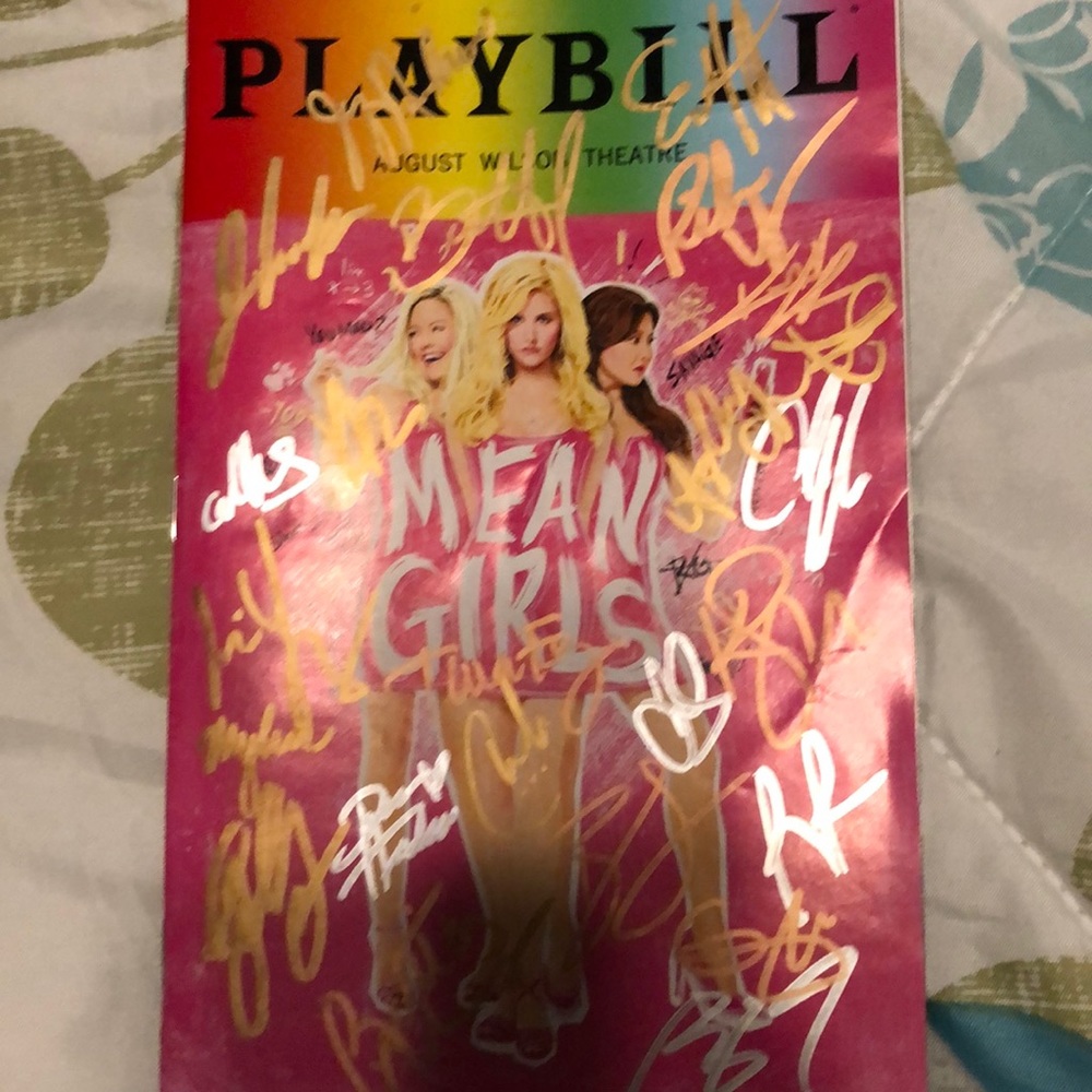 Means Girls Broadway Signed Playbill